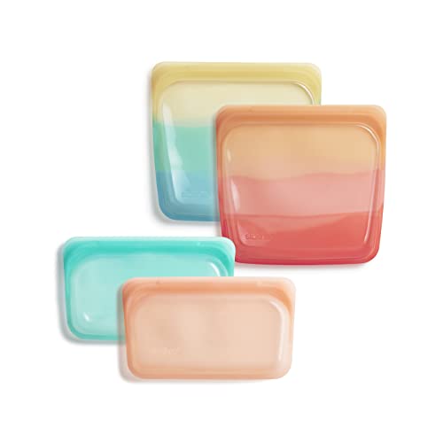 Stasher Reusable Silicone Bags: Ocean-Friendly 4-Pack