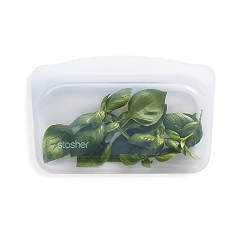 Stasher Silicone Storage Bag: Reusable, Microwave Safe Snack Container