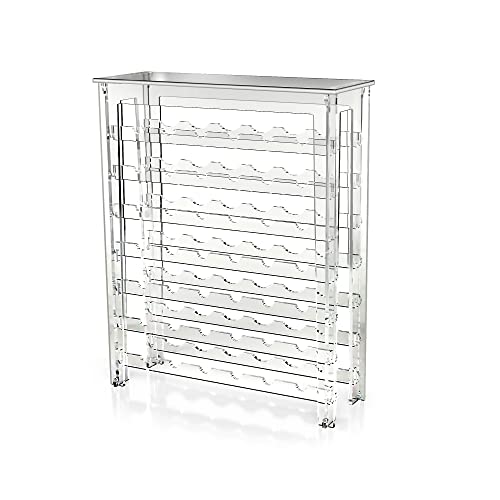 STAUBER Acrylic Wine Rack - Clear Classic - 42 Bottles