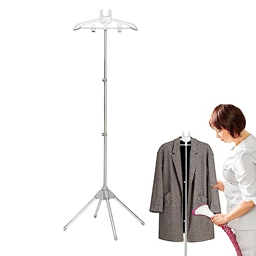 Qmisify Adjustable Steamer Hanger Stand for Ironing Clothes