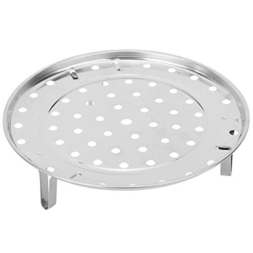 Stainless Steel Steaming Tray with Removable Legs" by Tyenaza