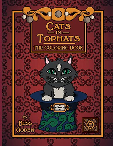 Steampunk Cats Coloring Book