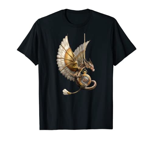 Steampunk Dragon Vintage T-Shirt