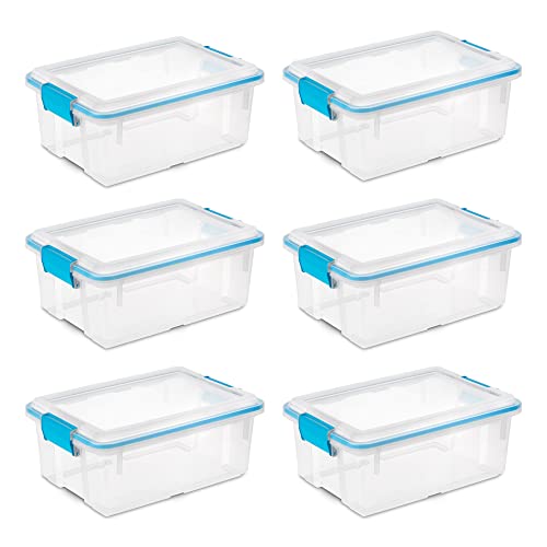 Sterilite 12 Quart Storage Container Tote Box (6 Pack)