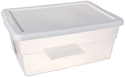 Sterilite 16 Quart Clear Storage Box (Pack of 2)