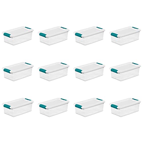 Sterilite 6 Quart Latching Boxes (12 Pack) - Perfect Storage Solution