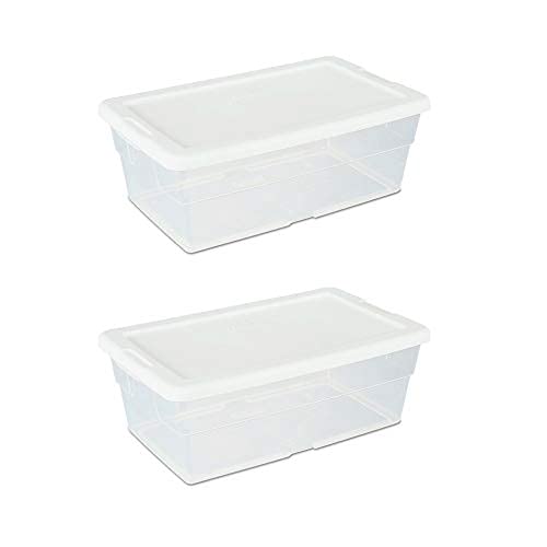 Sterilite Storage Box 6Qt - Pack of 2