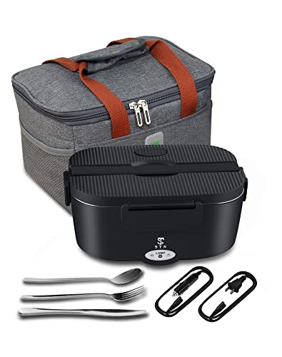 MAISON HUIS Electric Lunch Box sets Portable Heated, 80W Food Quick Heated  Bento Box for Adults 60oz…See more MAISON HUIS Electric Lunch Box sets