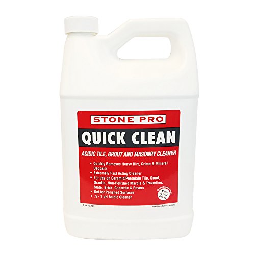 Stone Pro Quick Clean: Acidic Tile & Grout Cleaner - 1 Gallon