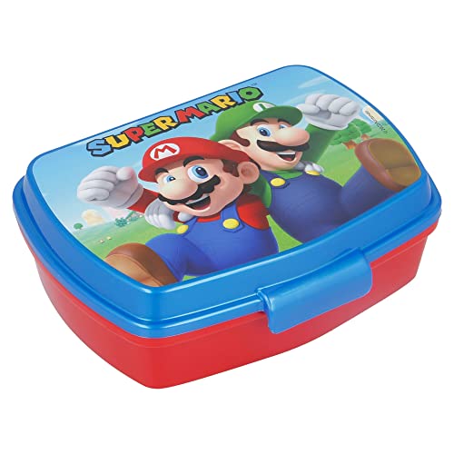 Stor Funny Sandwich Box Super Mario