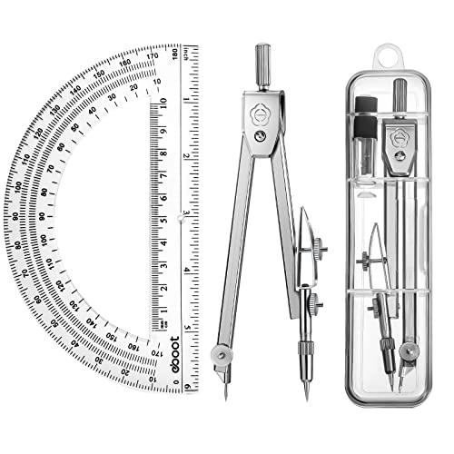 Student Protractor and Compass Set