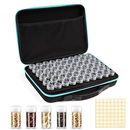 Upgraded Diamond Painting Storage Box, 60 Grids Beads Organizer Drill  Storage Container Case with Label Sticker - AliExpress