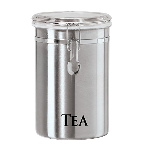 Stylish and Durable OGGI Stainless Steel Tea Canister