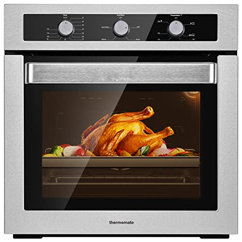 Stylish and Efficient 24" Single Wall Oven by thermomate