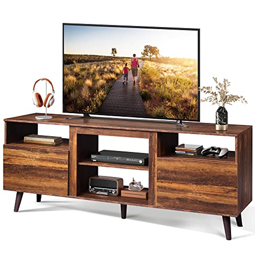Stylish and Functional Mid-Century Modern TV Stand