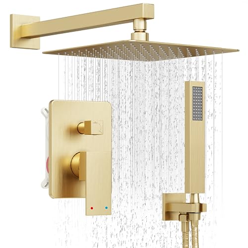 Stylish and Luxurious Gold Shower System