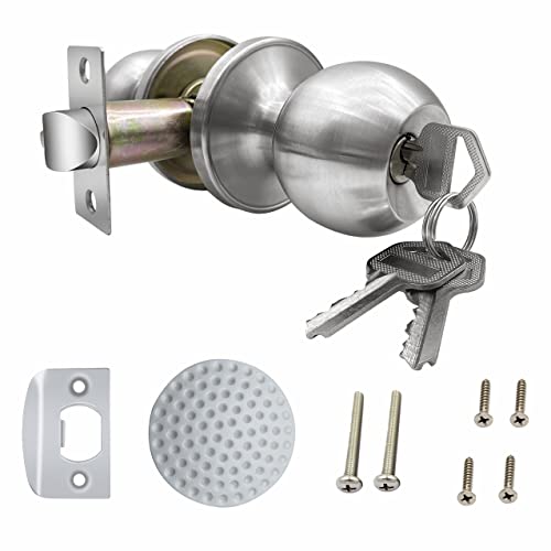 Stylish and Secure Door Knob with Lock and Key