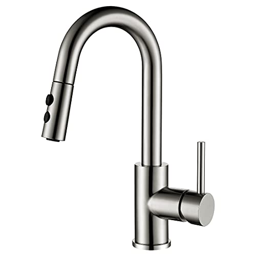 Stylish Bar Faucet with Pull Out Sprayer