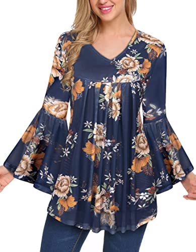 Stylish Bell Sleeve Chiffon Shirt - Perfect for Any Occasion