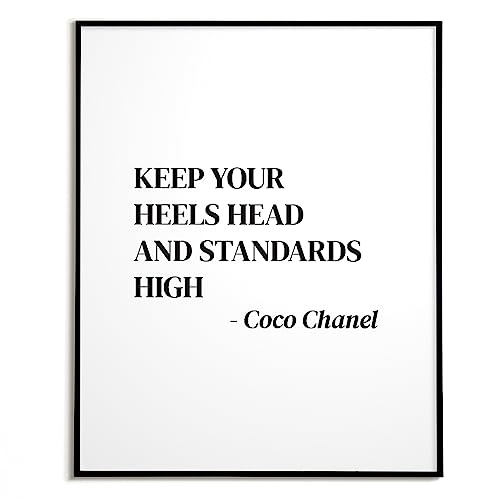 Stylish Coco Chanel Wall Art