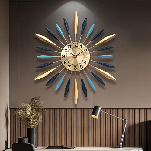 Stylish Mid Century Metal Wall Clock
