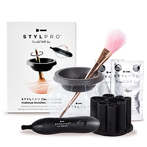 STYLPRO Electric Makeup Brush Cleaner and Dryer Kit