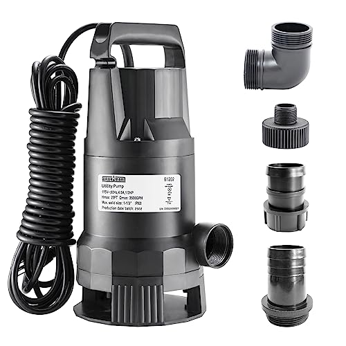 Submersible Thermoplastic Utility Pump
