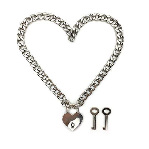Succuba Padlock Necklace Chain Collar