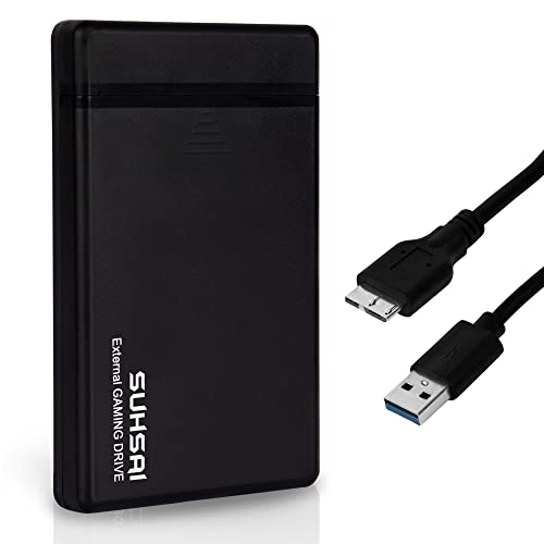 SUHSAI External Hard Drive 250GB USB 3.0