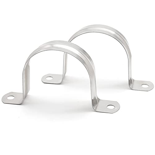 Suiwotin Stainless Steel Two Hole Strap Conduit Clamps