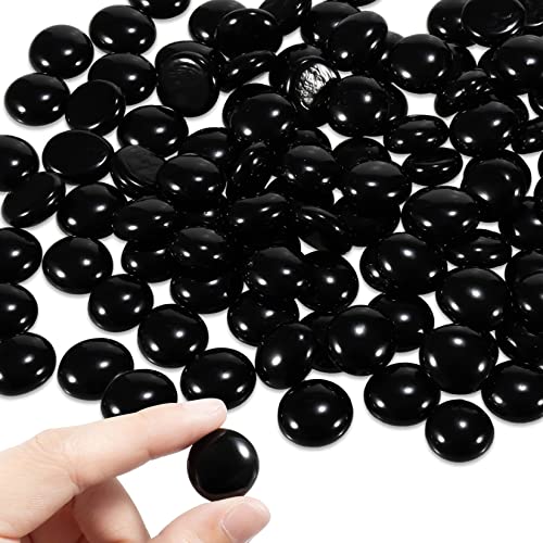 Sukh Black Glass Marbles - Versatile Decorative Beads