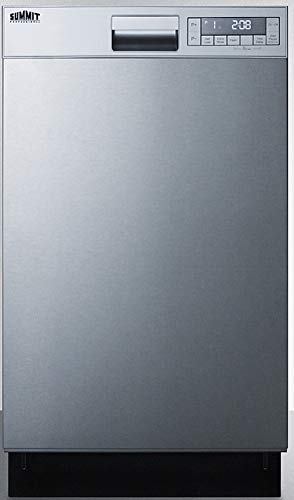 Summit 18" Stainless Steel Built-In Dishwasher with Digital Touch Controls