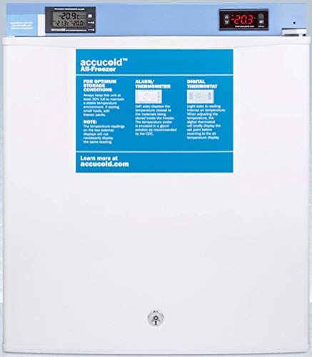 Summit Appliance Medical Freezer with Digital Display and Door Lock