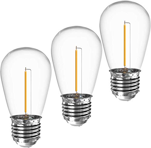 SUNAPEX 3 Pack Replacement Bulbs for Solar String Lights