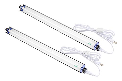 SunBESTer LSF8181 Fluorescent T5 Single Strip Grow Lights (2 Pack, 18")