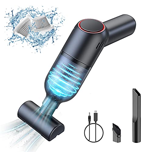 SUNCANDXY Handheld Vacuum Cleaner - Portable Car Vacuum with Strong Suction