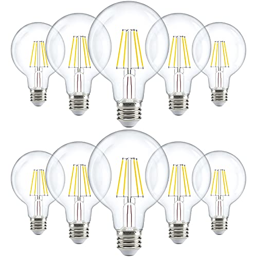 Sunco LED Edison Vanity Light Bulbs for Bathroom