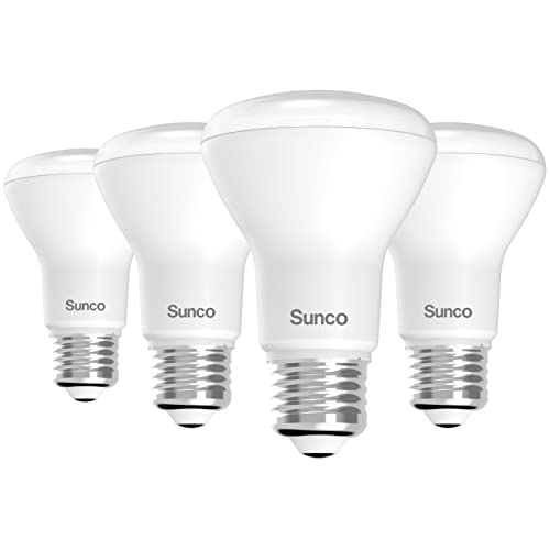 Sunco 4 Pack BR20 LED Bulbs Indoor Flood Light