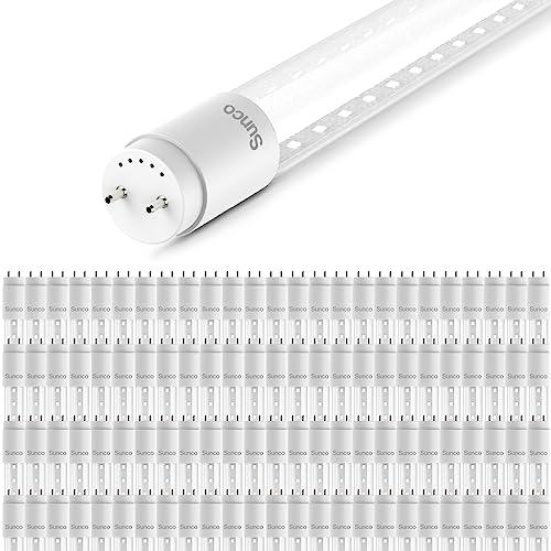 Sunco LED Tube Light Bulbs - Commercial Grade, 100 Pack