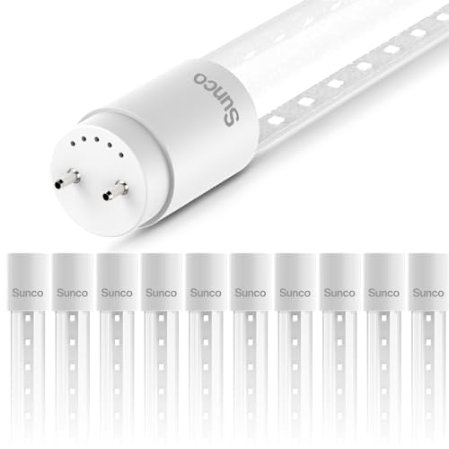 Sunco T8 LED Tube Light Bulbs - 10 Pack