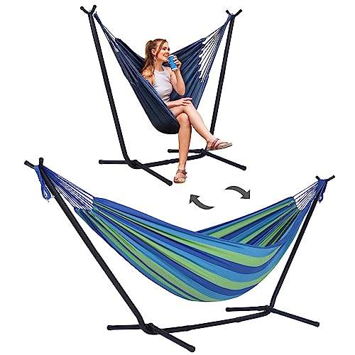 SUNCREAT 2-in-1 Hammock Chair with Stand