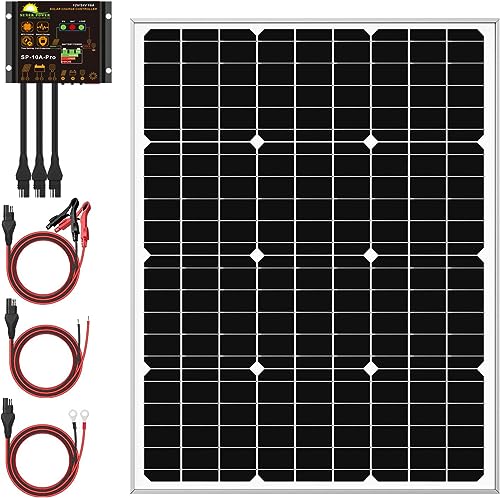 SUNER POWER 50W 12V Solar Panel Kit