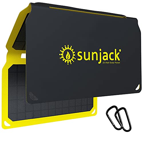 SunJack 25W Foldable Solar Panel Charger