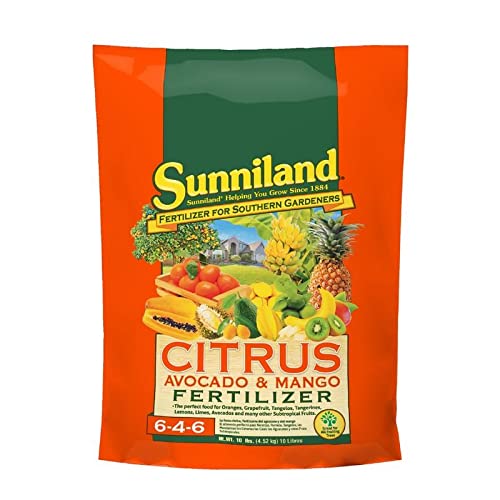Sunniland Citrus, Mango And Avocado Fertilizer 6-4-6 Granules 10 Lb.