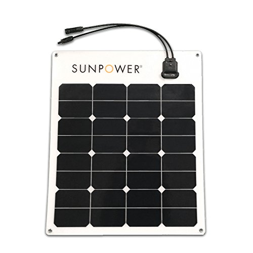 SunPower 50W Flexible Monocrystalline Solar Panel