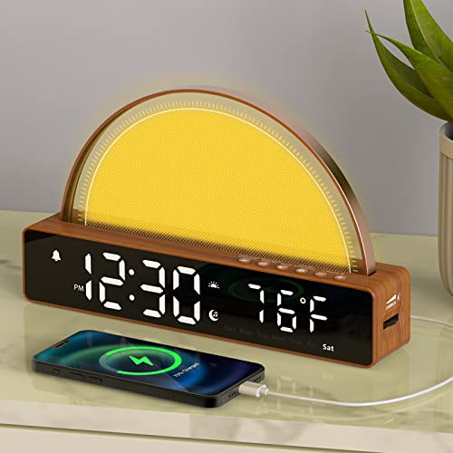 Sunrise Alarm Clock with USB Charger