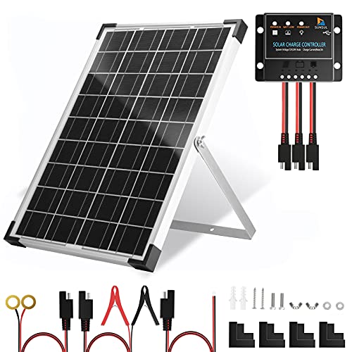 SUNSUL 30 Watt Solar Panel Kit with Accessories