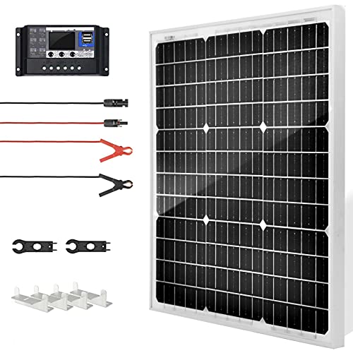 SUNSUL 50W 12V Solar Panel Kit with 30A Charge Controller