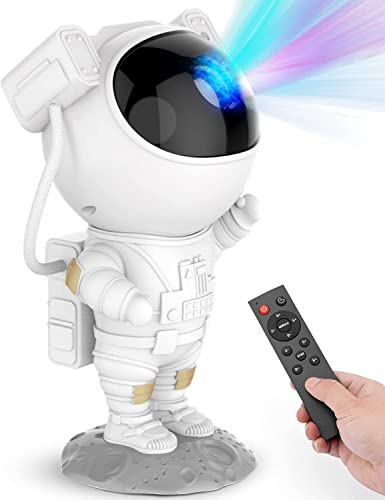Mooyran Astronaut Galaxy Night Light with Timer and Remote