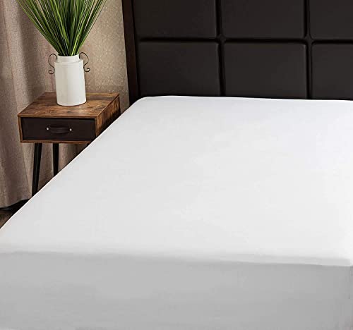 Superity Linen Cotton Full Fitted Sheet